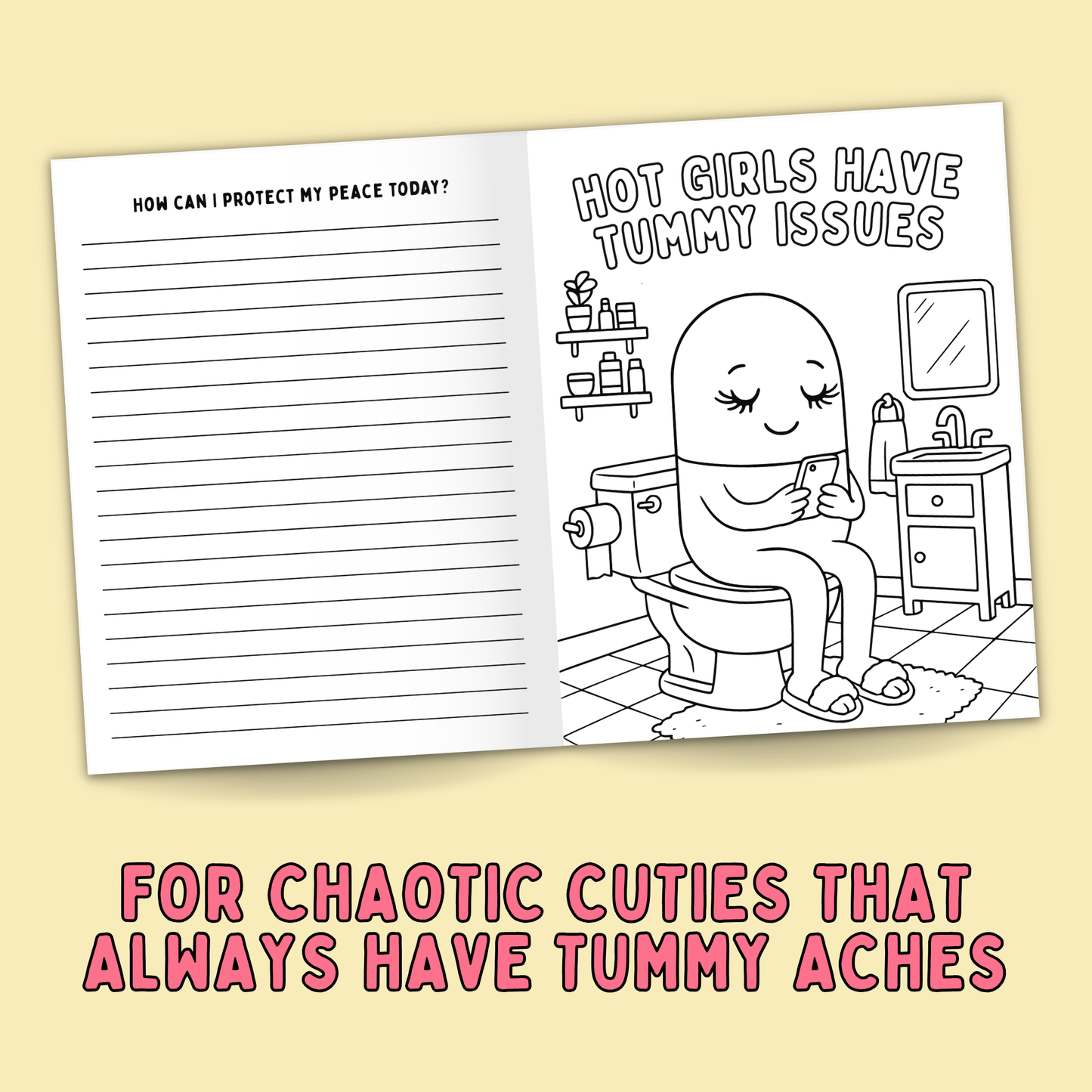 Coloring Through It: A Cute Coloring Book for Tender Minds on Tough Days